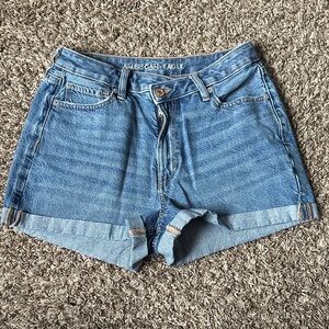 American Eagle Outfitters Women's Light Blue Jean Shorts